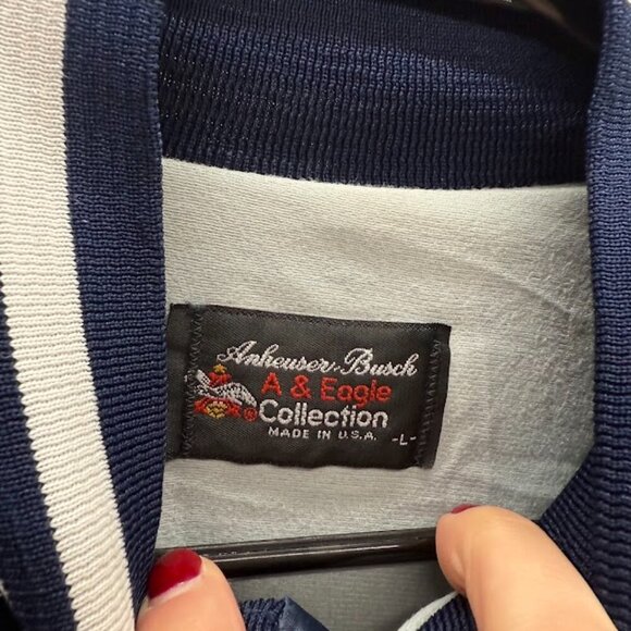 Vintage Anheuser-Busch Bud Light Bomber Jacket - Picture 4 of 4